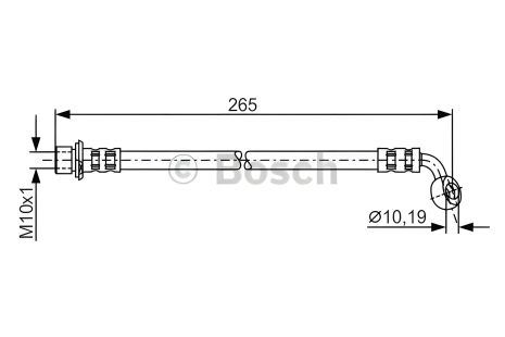 Тормозной шланг для LEXUS LX, TOYOTA LAND CRUISER, BOSCH (1987481127) Тормозной шланг для LEXUS LX, TOYOTA LAND CRUISER, BOSCH (1987481127)