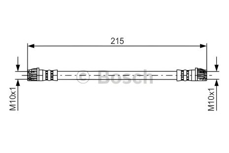 Шланг тормозной CITROËN C4, PEUGEOT 208, BOSCH (1987481396) Шланг тормозной CITROËN C4, PEUGEOT 208, BOSCH (1987481396)