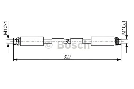 Тормозной шланг для VW PASSAT, AUDI A8, BOSCH (1987476856)