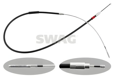 Трос ручного гальма BMW 3, SWAG (20928736) Трос ручного гальма BMW 3, SWAG (20928736)