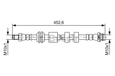 Гальмівний шланг VOLVO XC60, BOSCH (1987481741)