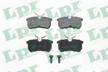 Комплект тормозних колодок, дискове гальмо FORD FIESTA, LPR (05P697)