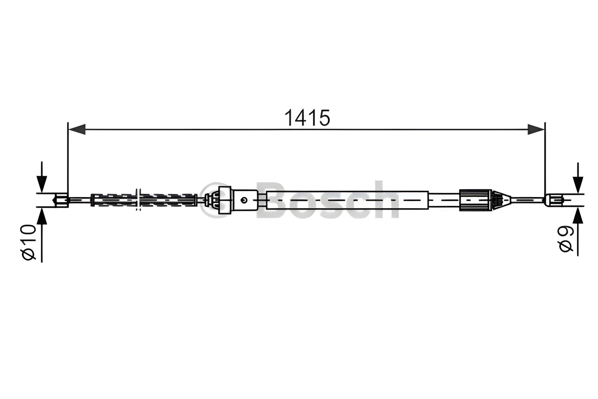 Трос для ручного гальма RENAULT THALIA, BOSCH (1987477782) Трос для ручного гальма RENAULT THALIA, BOSCH (1987477782)