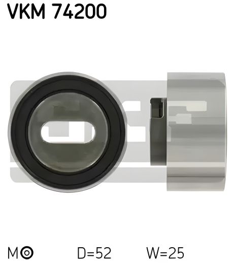 Ремінний натяжний ролик ременя ГРМ KIA AVELLA, MAZDA DEMIO, SKF (VKM74200) Ремінний натяжний ролик ременя ГРМ KIA AVELLA, MAZDA DEMIO, SKF (VKM74200)