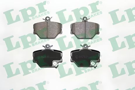 Комплект тормозных колодок для дисковых тормозов SMART FORTWO, LPR (05P761)