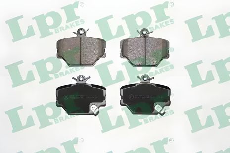 Комплект тормозных колодок для дисковых тормозов SMART FORTWO, LPR (05P761) Комплект тормозных колодок для дисковых тормозов SMART FORTWO, LPR (05P761)