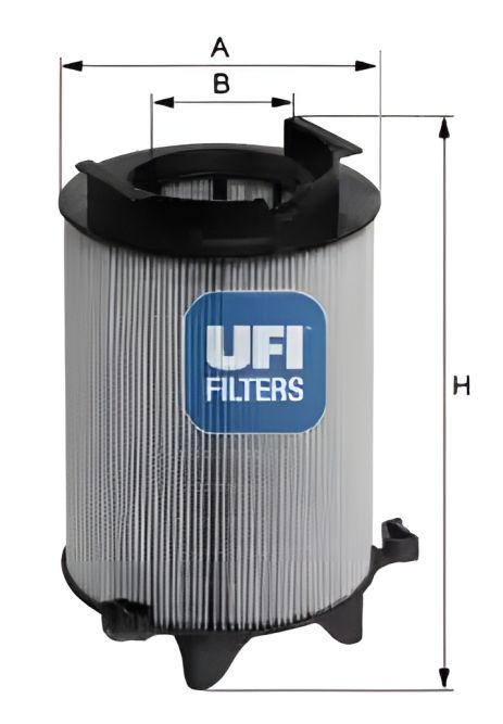 Воздушный фильтр для SKODA SUPERB и SEAT ALTEA, UFI (2740100)