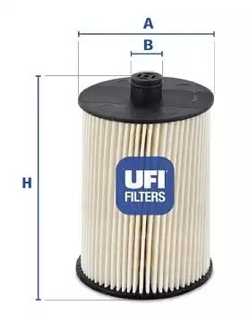 Фильтр топливный VOLVO XC90, UFI (2601800)