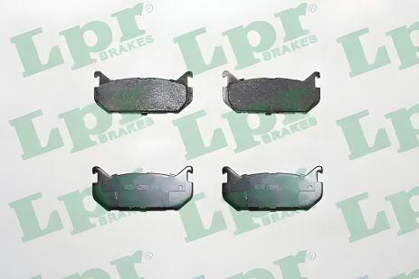 Набор дисковых тормозных колодок для FORD USA и MAZDA 626, LPR (05P512)