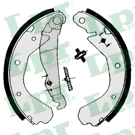 Комплект тормозных колодок OPEL NOVA, OPEL KADETT, LPR (04660)