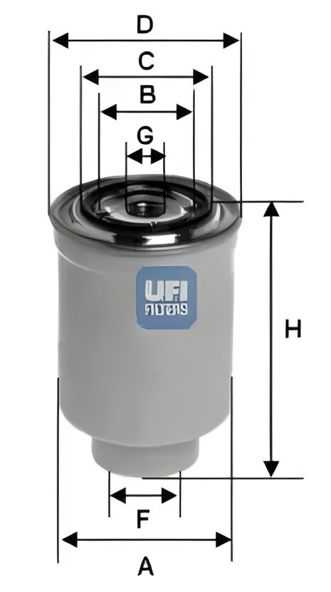 Паливний фільтр SUBARU TREZIA, TOYOTA RAV4, UFI (2441300) Паливний фільтр SUBARU TREZIA, TOYOTA RAV4, UFI (2441300)