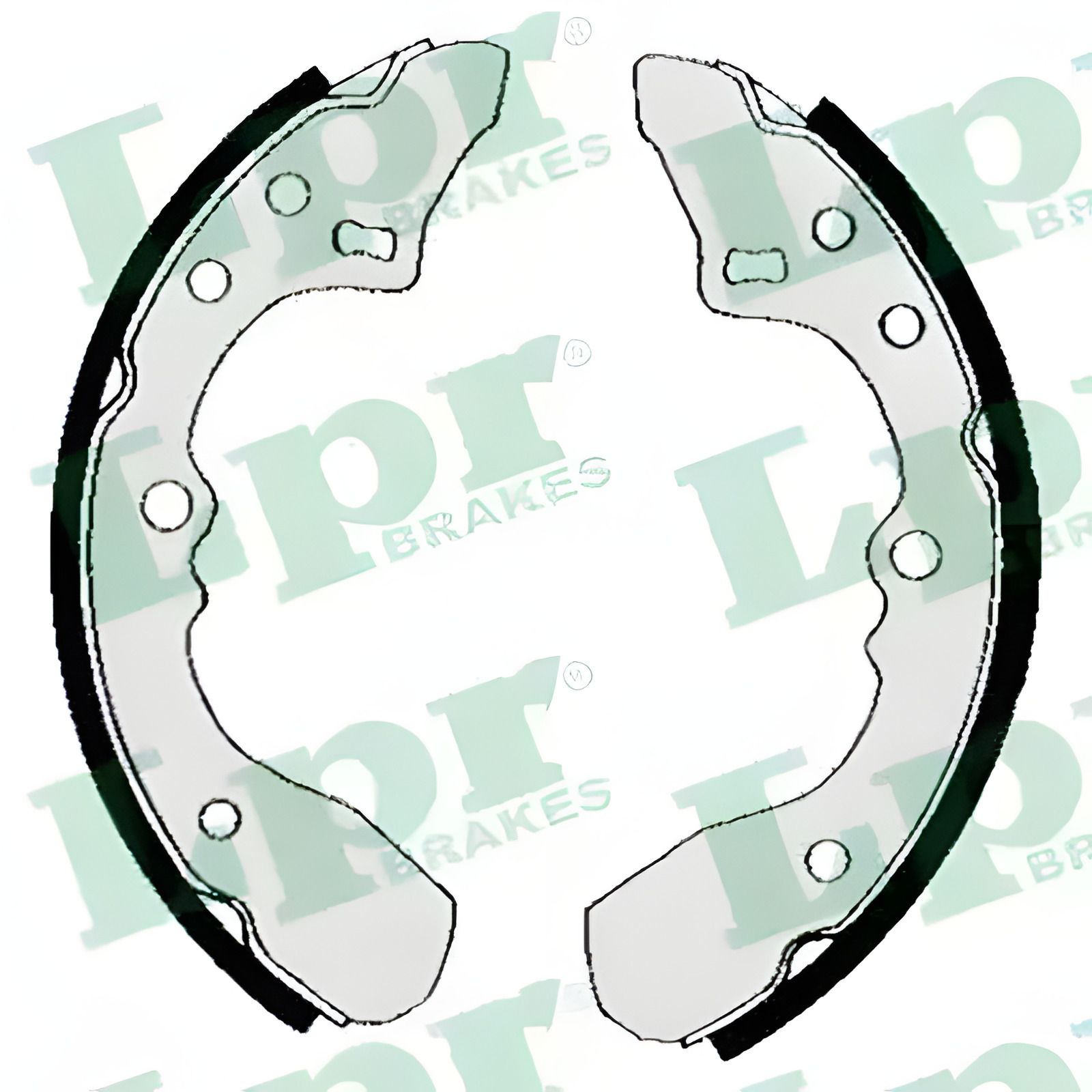 Комплект тормозных колодок для MAZDA 323, LPR (05320) Комплект тормозных колодок для MAZDA 323, LPR (05320)