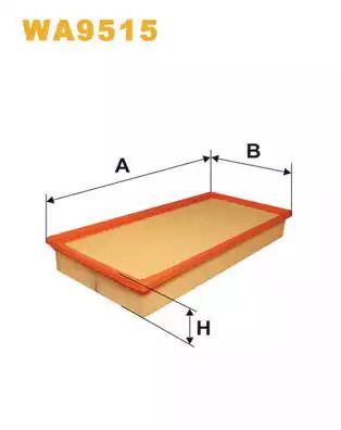 Фільтр повітряний AUDI Q7, VW TOUAREG, WIX FILTERS (WA9515)