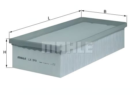 TOYOTA AVENSIS повітряний фільтр, MAHLE/KNECHT (LX979)