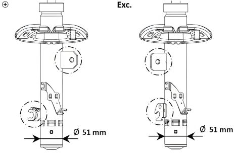 Передний амортизатор KAYABA для Peugeot 2008 13-Л. (газовый, модель 3338005) Передний амортизатор KAYABA для Peugeot 2008 13-Л. (газовый, модель 3338005)