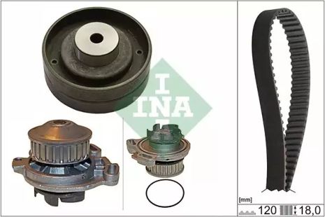 POMP + A TIMing Belt VW Passat, Audi Quattro, INA (530015130)