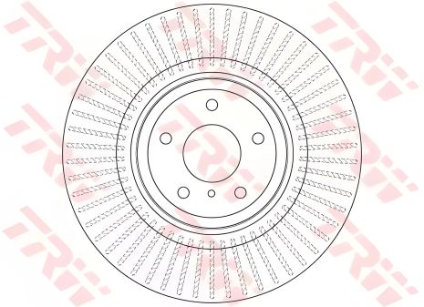 Тормозной диск для NISSAN 370, INFINITI Q70, TRW (DF6498S) Тормозной диск для NISSAN 370, INFINITI Q70, TRW (DF6498S)
