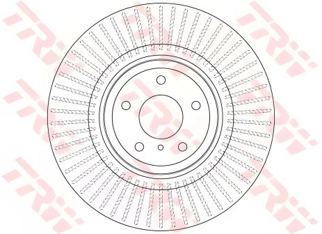 Тормозной диск для NISSAN 370, INFINITI Q70, TRW (DF6498S) Тормозной диск для NISSAN 370, INFINITI Q70, TRW (DF6498S)