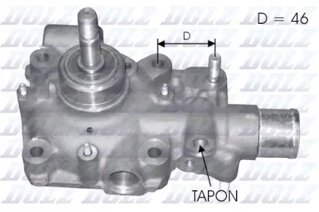 Насос, водяний насос iveco щодня, Dolz (B121)