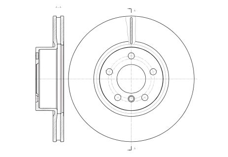 Тормозной диск BMW X4, REMSA (6145410)