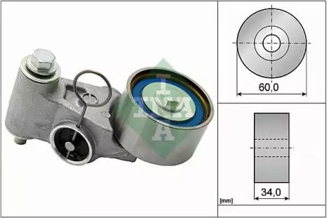 Розтягнутий ролик Timing Belt Subaru Impreza, INA (531065520)