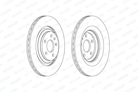 Тормозной диск для AUDI A6, FERODO (DDF2546C) Тормозной диск для AUDI A6, FERODO (DDF2546C)