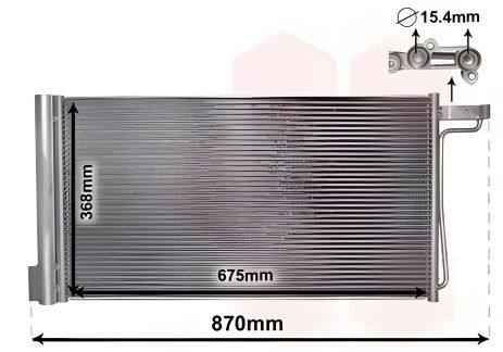 Радиатор, конденсор кондиционера FORD FOCUS, Van Wezel (18005485) Радиатор, конденсор кондиционера FORD FOCUS, Van Wezel (18005485)