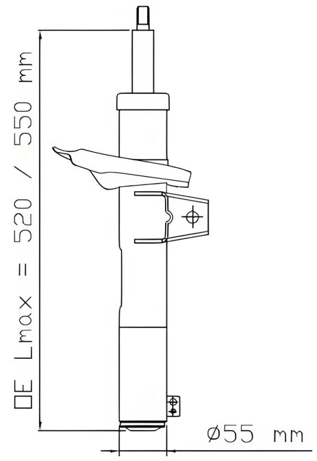 Амортизатор SKODA SUPERB, SEAT LEON, KAYABA (3358015)