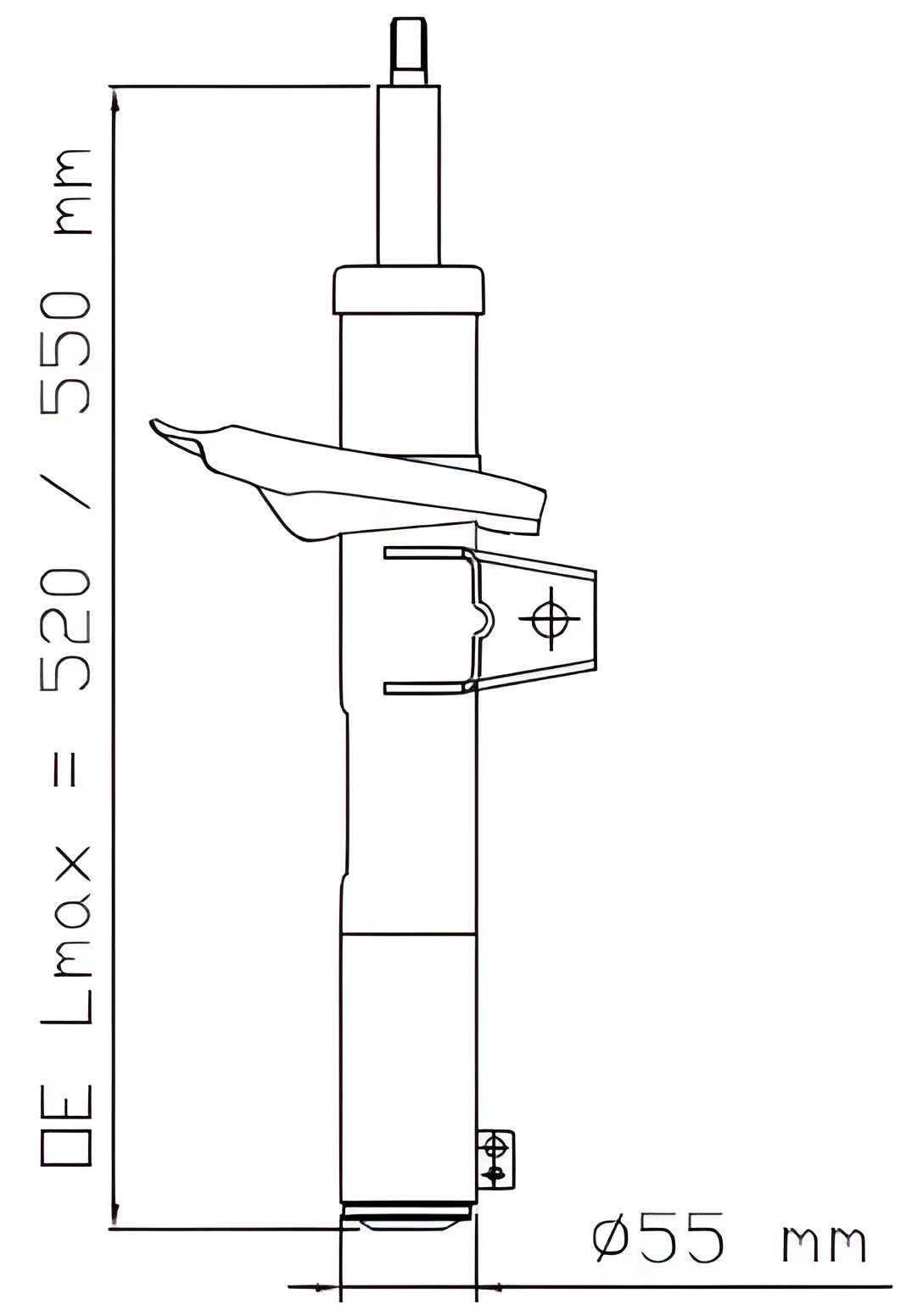 Амортизатор VW GOLF, SEAT LEON, SKODA OCTAVIA, KAYABA (3358015) Амортизатор VW GOLF, SEAT LEON, SKODA OCTAVIA, KAYABA (3358015)