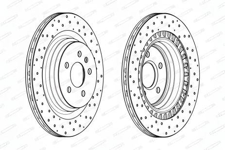 Гальмівний диск MERCEDES-BENZ M-CLASS, FERODO (DDF2205C) Гальмівний диск MERCEDES-BENZ M-CLASS, FERODO (DDF2205C)