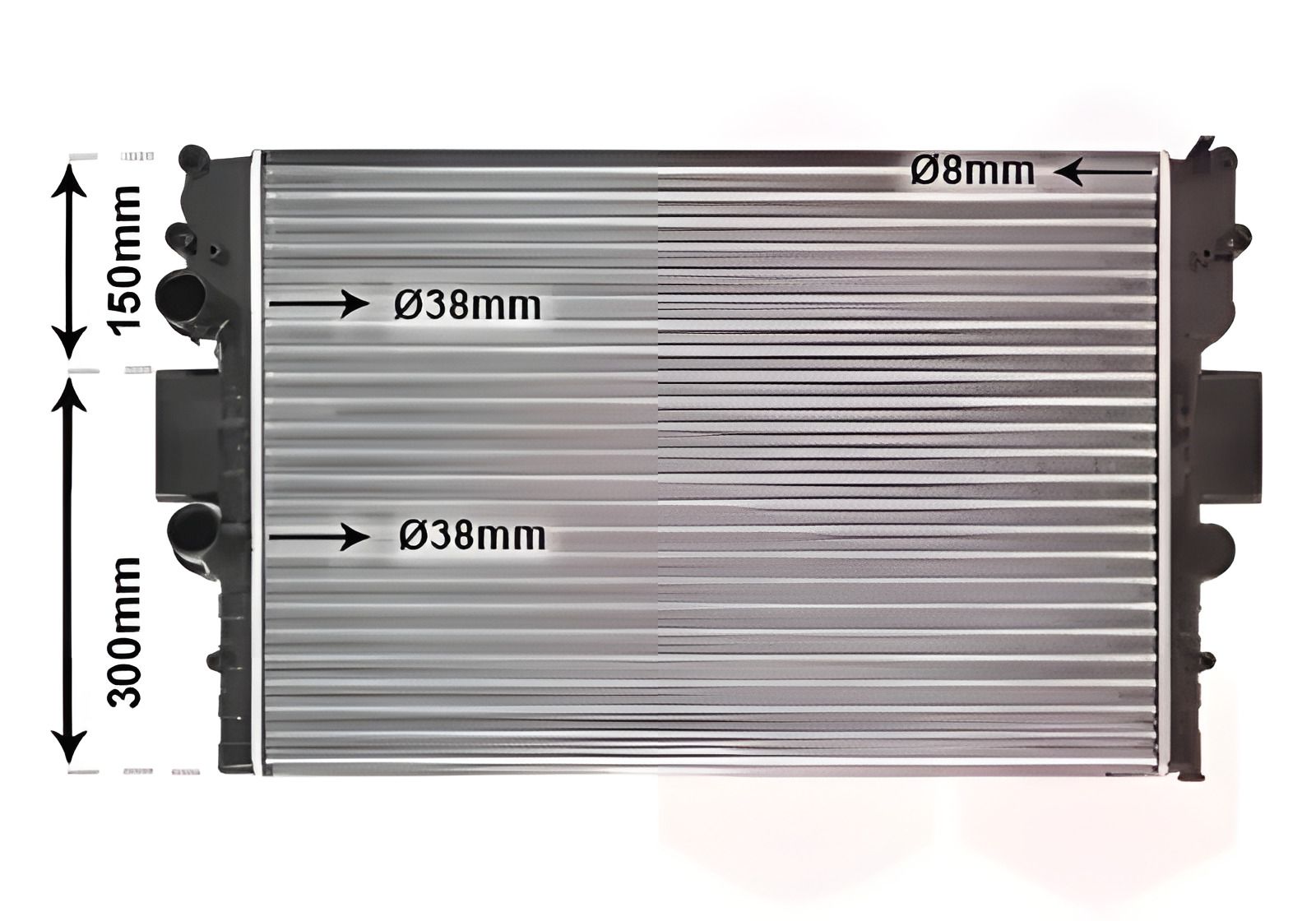 Охолоджувач радіатора Van Wezel (28002087) Охолоджувач радіатора Van Wezel (28002087)