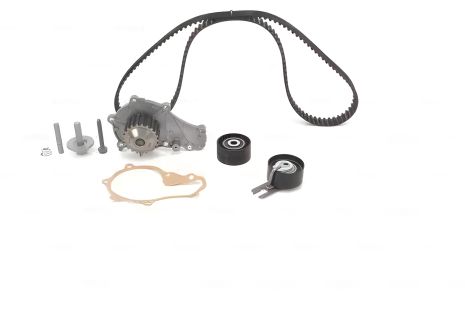Помпа и ремень ГРМ в комплекте для MAZDA 2, FORD FIESTA, BOSCH (1987946929)