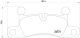 Дисковые тормозные колодки комплект для PORSCHE CAYENNE, VW TOUAREG от BREMBO (P65027)