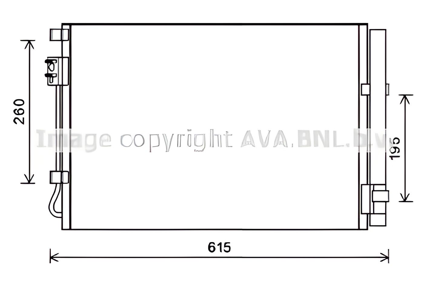 Радіатор та конденсор кондиціонера KIA RIO, HYUNDAI ACCENT, AVA COOLING (HY5269D) Радіатор та конденсор кондиціонера KIA RIO, HYUNDAI ACCENT, AVA COOLING (HY5269D)