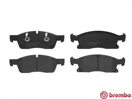 Комплект тормозных колодок, дисковый тормоз MERCEDES-BENZ GLS, BREMBO (P50108)