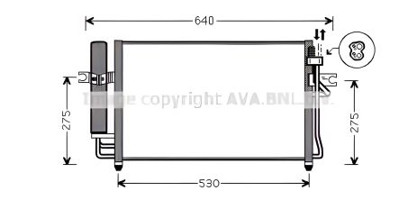 AVA COOLING радіатор, конденсор кондиціонера HYUNDAI GETZ (HY5087D) AVA COOLING радіатор, конденсор кондиціонера HYUNDAI GETZ (HY5087D)