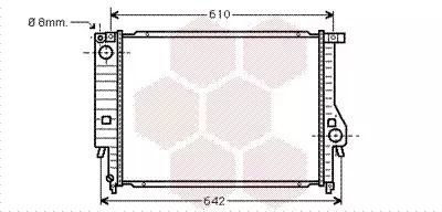 Радіатор охолодження двигуна BMW 7, Van Wezel (06002096)