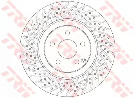 Гальмівний диск MERCEDES-BENZ E-CLASS, TRW (DF6433S) Гальмівний диск MERCEDES-BENZ E-CLASS, TRW (DF6433S)