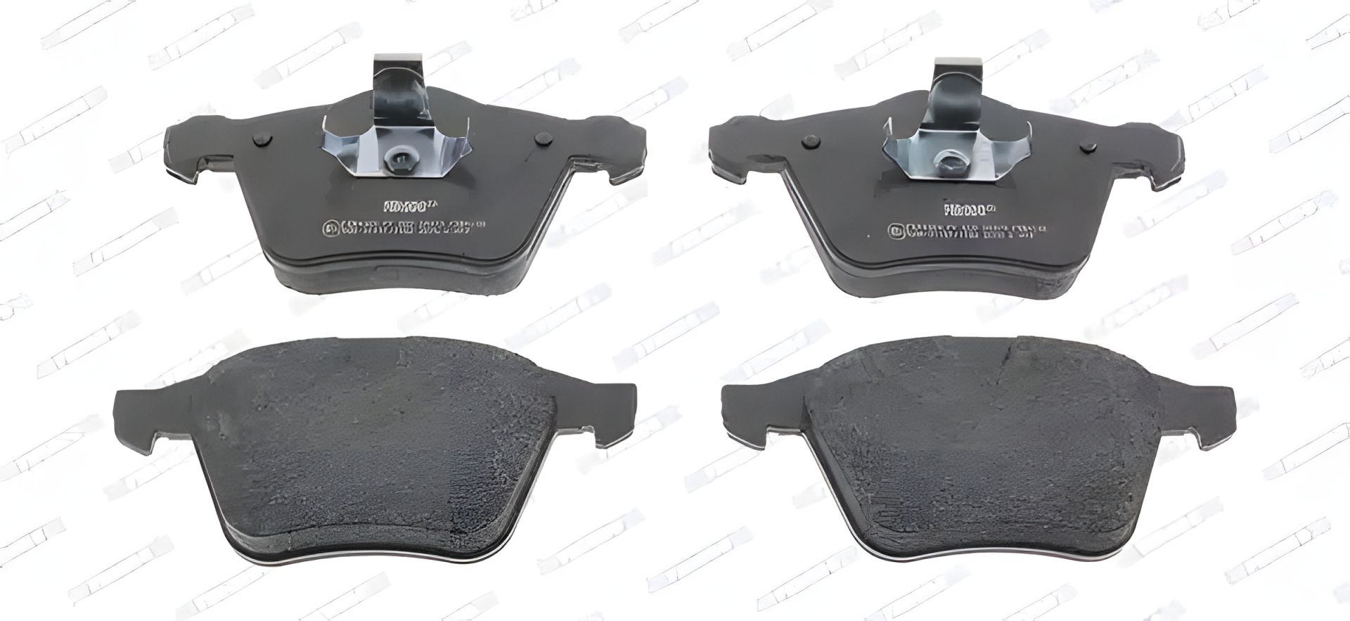 Комплект тормозных колодок для JAGUAR XF, FERODO (FDB4108) Комплект тормозных колодок для JAGUAR XF, FERODO (FDB4108)