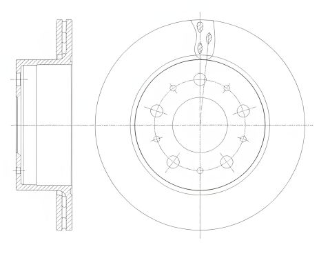 Гальмівний диск REMSA (6210910), PEUGEOT BOXER, CITROËN JUMPER