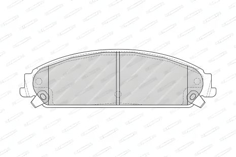 Комплект гальмівних колодок, дискове гальмо LANCIA THEMA, DODGE Зарядне, FERODO (FDB4078) - Надійне гальмування Комплект гальмівних колодок, дискове гальмо LANCIA THEMA, DODGE Зарядне, FERODO (FDB4078) - Надійне гальмування