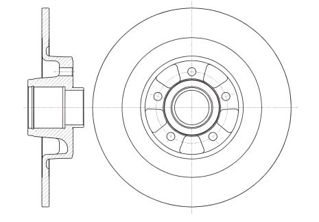 Диск тормозной задний для RENAULT ESPACE, REMSA номер 699900 Диск тормозной задний для RENAULT ESPACE, REMSA номер 699900