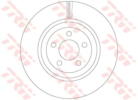 LANCIA THEMA, CHRYSLER 300C диск гальмівний, TRW (DF6244S) LANCIA THEMA, CHRYSLER 300C диск гальмівний, TRW (DF6244S)