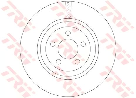 LANCIA THEMA, CHRYSLER 300C диск гальмівний, TRW (DF6244S) LANCIA THEMA, CHRYSLER 300C диск гальмівний, TRW (DF6244S)