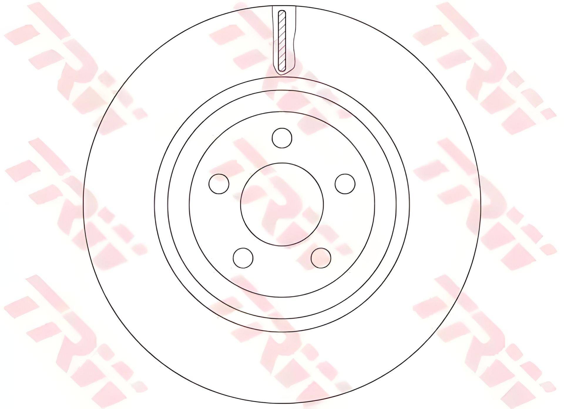 LANCIA THEMA, CHRYSLER 300C диск гальмівний, TRW (DF6244S) LANCIA THEMA, CHRYSLER 300C диск гальмівний, TRW (DF6244S)
