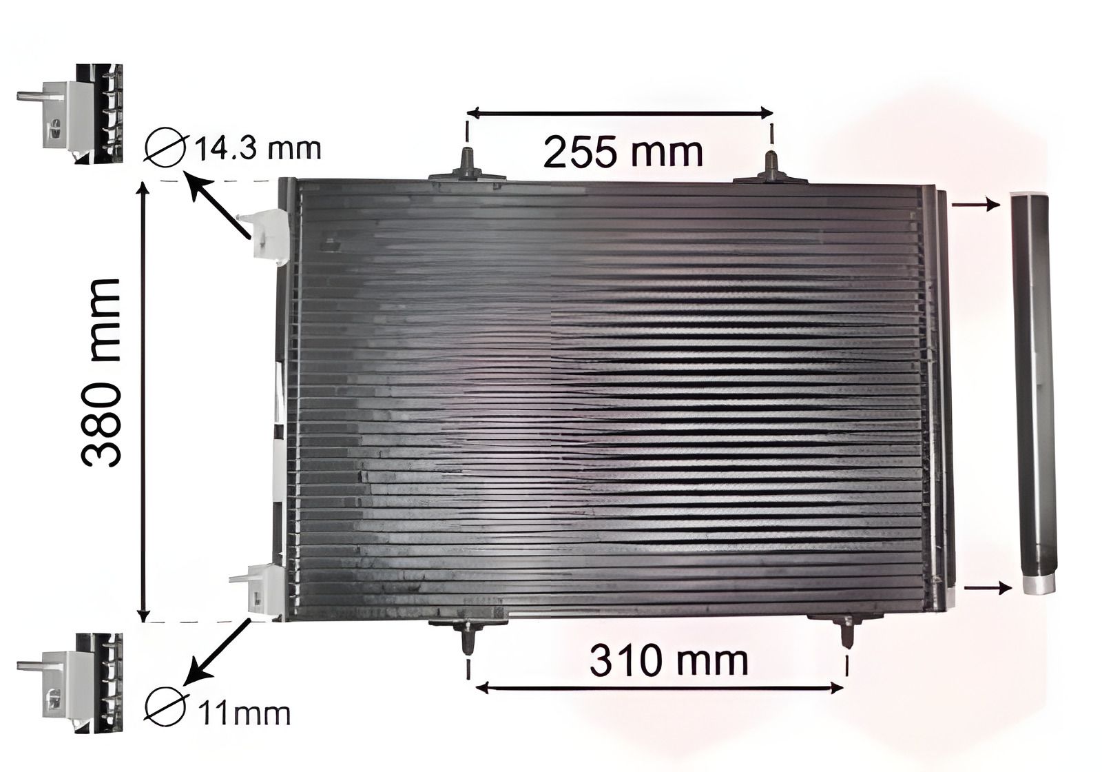 Конденсатор кондиціонера OPEL CROSSLAND, DS DS, Van Wezel (40005291) Конденсатор кондиціонера OPEL CROSSLAND, DS DS, Van Wezel (40005291)