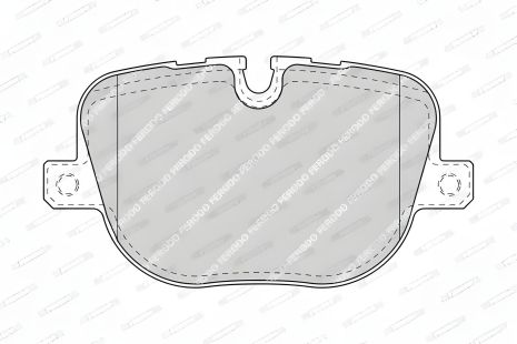 Комплект тормозных колодок для дисковых тормозов LAND ROVER, FERODO (FDB4106) Комплект тормозных колодок для дисковых тормозов LAND ROVER, FERODO (FDB4106)