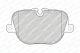 Комплект колодок гальмівних, дискове гальмо LAND ROVER, FERODO (FDB4106)
