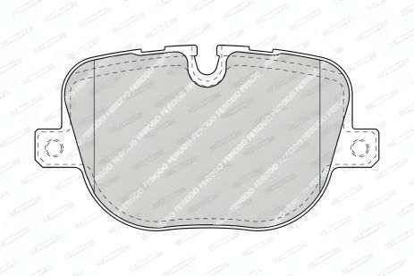 Комплект тормозных колодок для дисковых тормозов LAND ROVER, FERODO (FDB4106) Комплект тормозных колодок для дисковых тормозов LAND ROVER, FERODO (FDB4106)