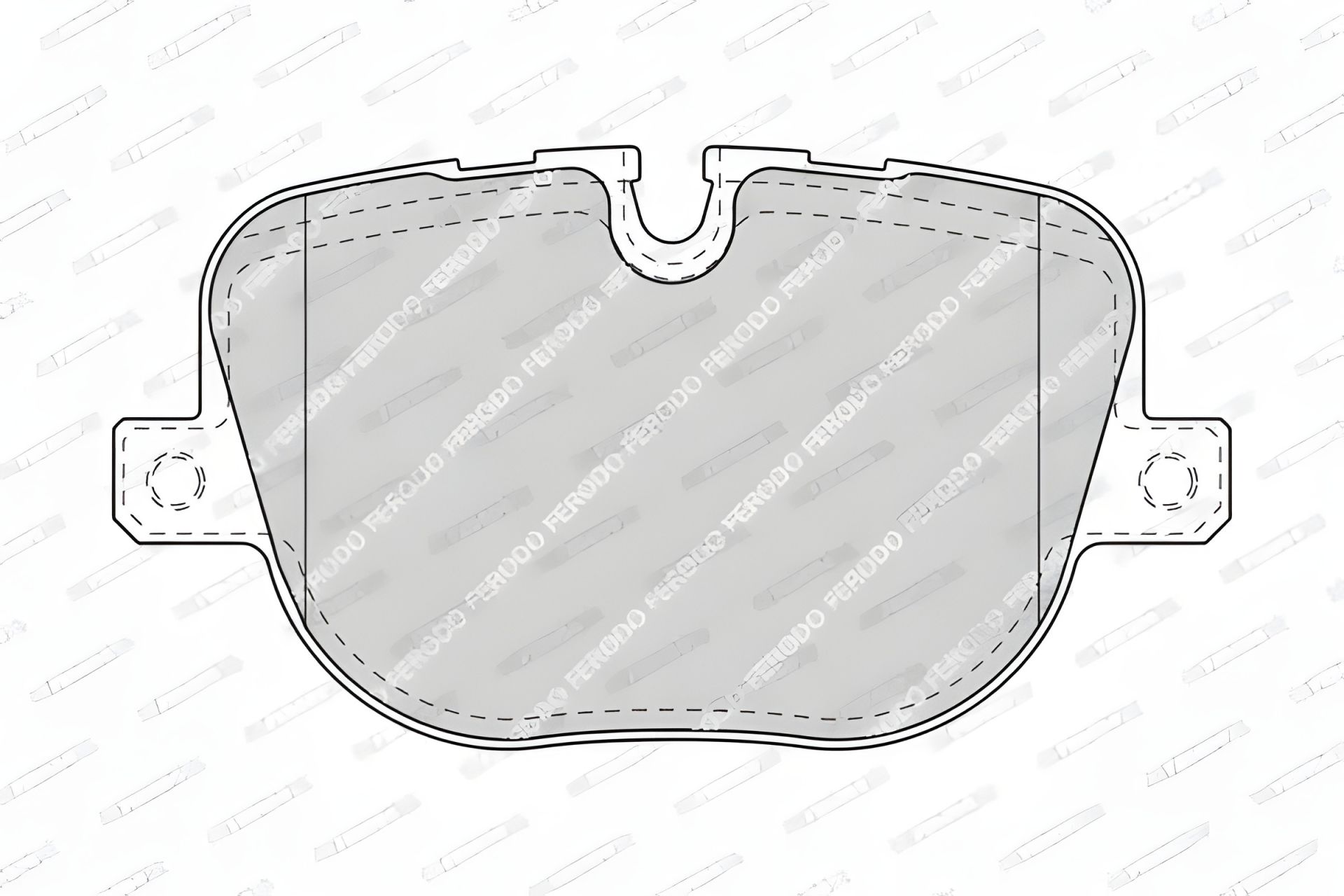 Комплект тормозных колодок для дисковых тормозов LAND ROVER, FERODO (FDB4106) Комплект тормозных колодок для дисковых тормозов LAND ROVER, FERODO (FDB4106)